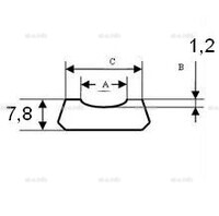 Плоские керамические подкладки С-27mm - st-e.info - Барнаул