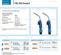Горелка для полуавтоматической сварки TBi 250 Expert, длина 5 m. - st-e.info - Барнаул