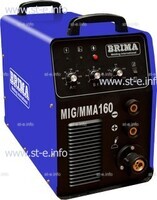 Сварочный полуавтомат инверторный одноблочный Brima MIG/MMA-160 - st-e.info - Барнаул