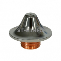 Сопло одинарное хромированное 0,8 мм арт. 1572362-0.8 - st-e.info - Барнаул