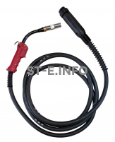 Сварочная горелка для полуавтомата QTB-500A длина кабеля 3 метра, евроадаптер - st-e.info - Барнаул