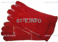 Перчатки-краги сварщика TETU 104 KEVLAR RED - st-e.info - Барнаул