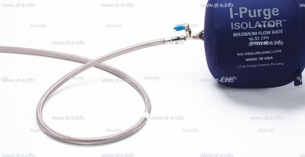 Односторонняя заглушка с трубкой и клапаном ISO 28" (711 mm)  - st-e.info - Барнаул