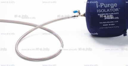 Односторонняя заглушка с трубкой и клапаном ISO 32" (813 mm)  - st-e.info - Барнаул
