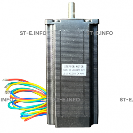 Двухфазный шаговый двигатель 57HS112-4004А08-D21 вал 8,0 мм - st-e.info - Барнаул