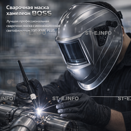Сварочная маска хамелеон BOSS (YXE-X58E Plus) - st-e.info - Барнаул