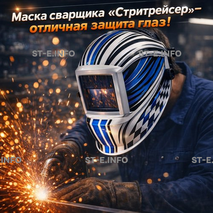 Маска сварщика хамелеон "Стритрейсер" (YXE-958I PRO) - st-e.info - Барнаул