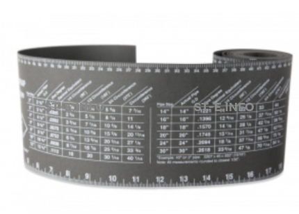 Лента для разметки труб 128mm*1220mm - st-e.info - Барнаул