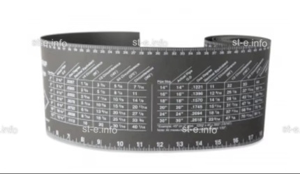 Лента для разметки труб 100mm*2500mm - st-e.info - Барнаул